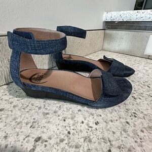Abeo Blue Sandals with Ankle Strap